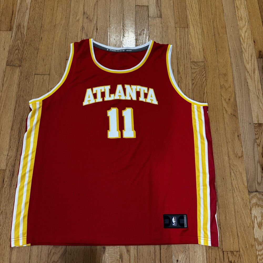 Fanatics NBA Atlanta Hawks Jersey Men 2XLarge Red Trae Young 11 Fast Break Fan